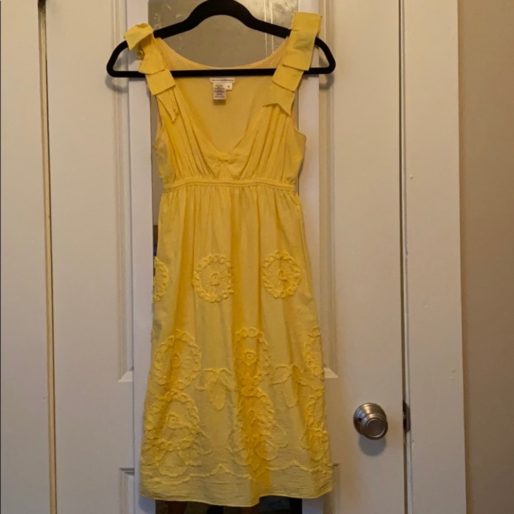 Yellow summer dress